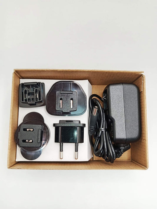Ikusi battery charger adaptor kit with UK EU US plugs