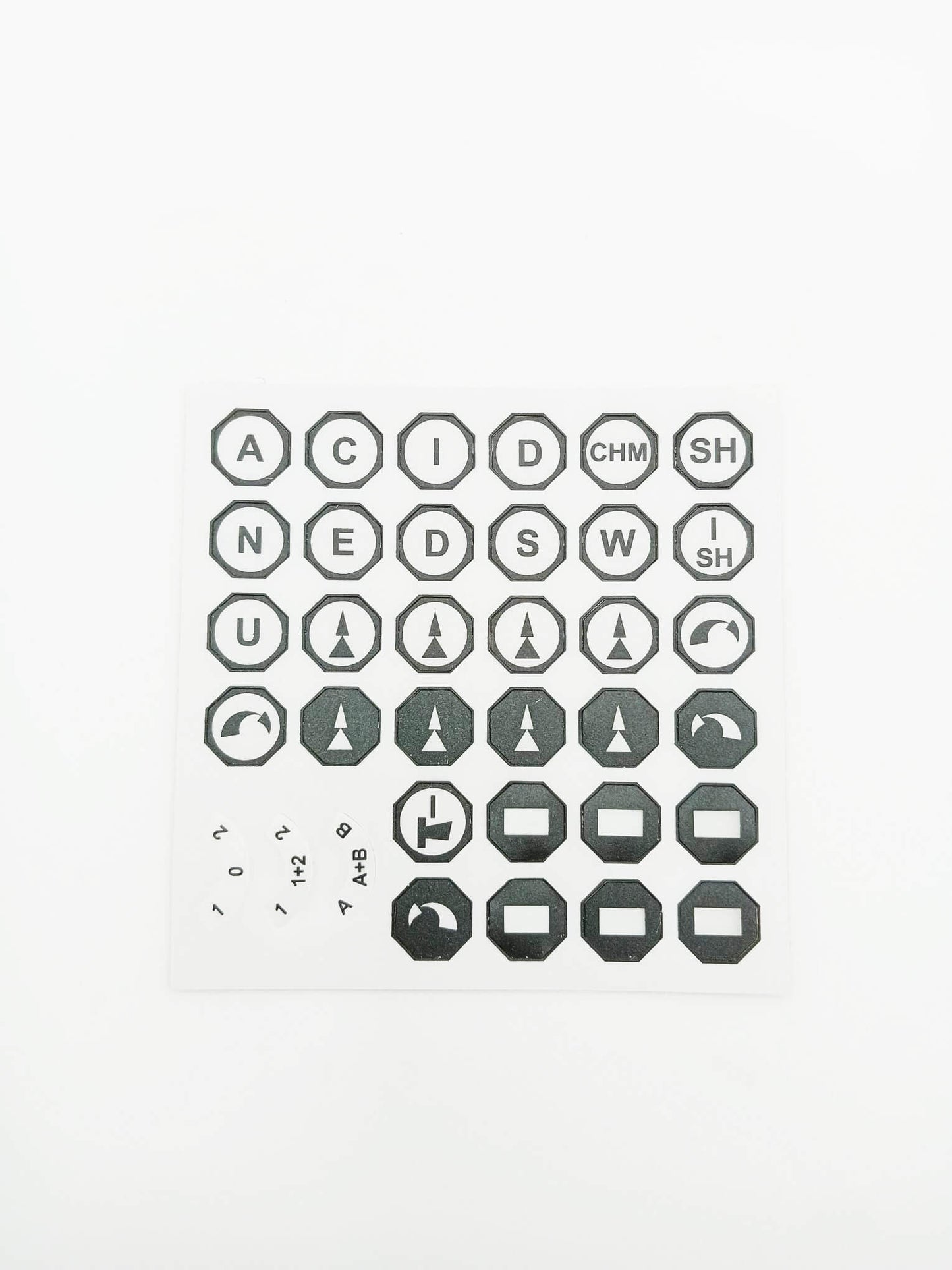 Ikusi T70 pushbutton icon set for TM70 transmitter - view 2