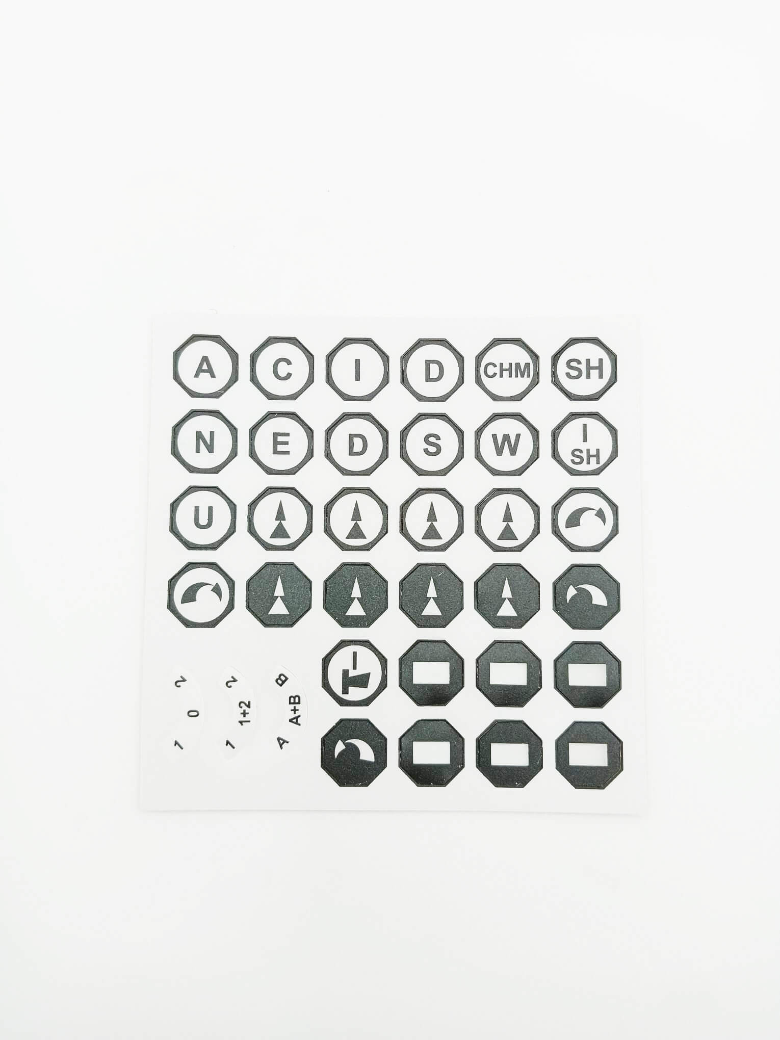 Ikusi T70 pushbutton icon set for TM70 transmitter - view 2